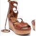 Coach Shoes | Coach Barkley Wedge Sandal Size 7.5 | Color: Brown/Tan | Size: 7.5