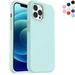 Silicone Case for iPhone 12 Pro and iPhone 12 -{Shock-Absorbent- Raised Edge Protection- Compatible with iPhone 12 Pro and iPhone 12 (6.1 inch} Turqouise