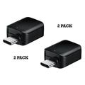 2 Pack of UrbanX USB-C to USB 3.1 Adapter USB-C Male to USB-A Female Uses USB OTG Technology Compatible with ZTE Axon 20 5G Extreme