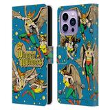Head Case Designs Officially Licensed Justice League DC Comics Hawkman Comic Art The Winged Wonders Leather Book Wallet Case Compatible with Apple iPhone 14 Pro Max