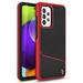 ZIZO DIVISION Series for Galaxy A52 5G Case - Sleek Modern Protection - Black & Red