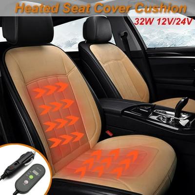 Best Ing Heated Car Seat Cushion 12v 24v Cover With Intelligent Temperature Controller Winter Universial Warmer For Truck Suv Mpv Front Chair Accuweather - The Best Heated Car Seat Covers