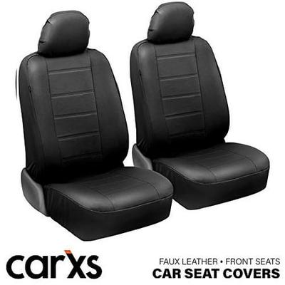 Black/ White Sakura Seat Covers Checks Full Set Includes Head Rest 