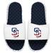 Youth ISlide White/Navy San Diego Padres Americana Slide Sandals