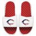 Men's ISlide White/Red Cincinnati Reds Americana Slide Sandals