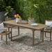 Sorrento Outdoor Wood Dining Table by Christopher Knight Home - 62.25" L x 34.00" W x 30.00" H