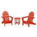 POLYWOOD Classic Folding Adirondack 3-Piece Set