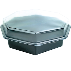 DUNI Octaview Boxen mit anh. Deckel PS 305 x 315 x 80 mm 2500 ml Image