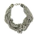 Michael Kors Jewelry | Michael Kors Multi-Strand Chain Necklace | Color: Gray/Silver | Size: Os