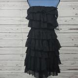 J. Crew Dresses | J.Crew Tiered Ruffle Wedding/Cocktail Dress | Color: Black | Size: 0