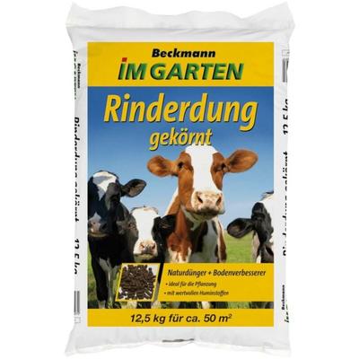 Rinderdung gekörnt 12,5 kg Naturdünger Bodenverbesserer Bodenaktivator - Beckmann Image