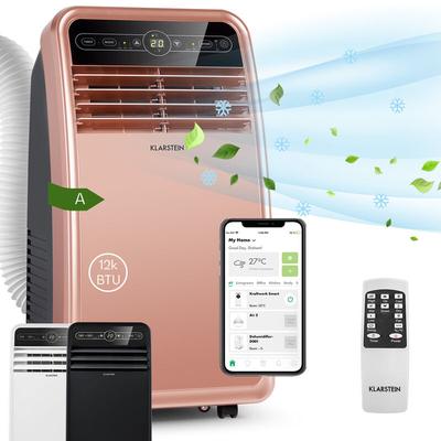 Klarstein - Climatiseur Mobile Silencieux, Climatiseur 4 en 1 pour la Maison, Mode Nuit, Image