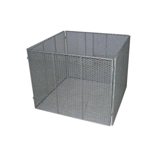 Trendline – Metallkomposter 100 x 100 x 80 cm Gartenkomposter Streckmetall