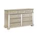 Louisville Metallic Platinum 9-drawer Dresser