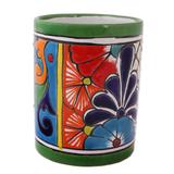 Handmade Colorful Bouquet Ceramic Vase (Mexico)