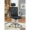 Corvallis Black Height Adjustable Office Chair with Casters