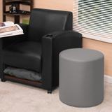 Lane Grey Indoor Round Ottoman