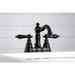 Duchess Two-Handle 3-Hole Deck Mount 4" Centerset Bathroom Faucet with Brass Pop-Up