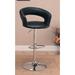 Ernest Chrome Adjustable Bar Stool