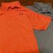 Under Armour Shirts | (2) New Mens Under Armor Golf Shirts Size Medium | Color: Blue/Orange | Size: M