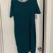 Lularoe Dresses | Lularoe Brand New Julia Dress. Size Medium. | Color: Black/Blue | Size: M