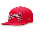 Men's Fanatics Branded Red Washington Nationals Team Core Fitted Hat
