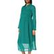 Esprit Maternity Women's Dress Maxi Nurs Ls AOP, Green (Teal Green 372), 8 (Size: 34)