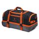 SAPPHIRE Wheeled Roller Travel Duffel Wheely Bag Hand Luggage Wheeled Trolley Holdall Duffle Carry Bag with Wheels Lightweight Overnight Trolley Bag (26 Inches, Orange)