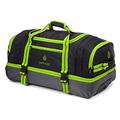 Wheeled Roller Travel Duffel Wheely Bag Hand Luggage Wheeled Trolley Holdall Duffle Carry Bag with Wheels Lightweight Overnight Trolley Bag (26 Inches, Green)