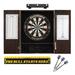 Viper Razorback Sisal Dartboard, Viper Underground Raven Steel Tip Darts 25 Grams, Metropolitan Espresso Cabinet | 7 H x 24 W x 32 D in | Wayfair