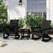 Sol 72 Outdoor™ Sol 72 3-Piece Modern Adirondack Rocking Chair Set Plastic | Wayfair ACFD07596CBB43B48E82C8F223046842