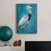 Highland Dunes Great Blue Heron I - Wrapped Canvas Painting Canvas, Solid Wood in Blue/Green/Indigo | 27 H x 18 W x 1 D in | Wayfair