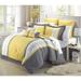 Red Barrel Studio® Pollak 12 Piece Comforter Set Polyester/Polyfill/Microfiber in Yellow | King Comforter + 11 Additional Pieces | Wayfair