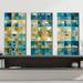 Ivy Bronx Tile Art No.5 2015 by Mark Lawrence - 3 Piece Wrapped Canvas Graphic Art Print Set Canvas in White | 24 H x 36 W x 0.75 D in | Wayfair