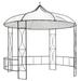 vidaXL Gazebo Outdoor Canopy Party Tent Patio Pavilion Shade with Roof Round