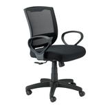 Eurotech Seating Maze Swivel Task Chair, Black Mesh and Fabric