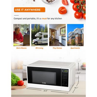 1.1 Ft. Counter Top Microwave
