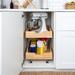 Glidez 2-Tier Steel and Wood Pull-Out/Slide-Out Storage Organizer