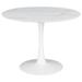 Coaster Furniture Arkell White 40-inch Round Pedestal Dining Table