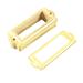 Library Drawer Cabinet Box Tag Label Card Frame Holder 83 x 30mm 30pcs - Gold Tone - 3.3" x 1.2"(L*W)