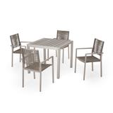 Peridot 5-piece Aluminum Patio Dining Set by Christopher Knight Home