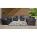 kathy ireland River Brook 6 Piece Outdoor Wicker Patio Furniture Set 06w