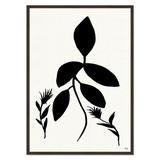 Joss & Main Silhouette Garden I by Susan Jill - Picture Frame Graphic Art Paper, Wood in Black | 41.5 H x 29.5 W x 0.75 D in | Wayfair 45668-01