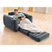 Twin Air Mattress - Intex Inflatable Pull Out Sofa Chair Sleeper w/Twin Sized 46" in Gray | 46 H x 88 W 26 D Wayfair 3 x 66551EP