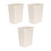 Rubbermaid Commercial Products 5.25 Gallon Waste Basket Plastic in White | 20 H x 18 W x 14 D in | Wayfair 3 x FG280500BISQU