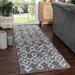 Black 31 x 1.18 in Area Rug - Mistana™ Boho Geometric Diamonds Indoor Plush Shag Area Rug Polypropylene | 31 W x 1.18 D in | Wayfair