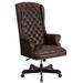 High Back Traditional Tufted LeatherSoft Executive Swivel Ergonomic Office Chair