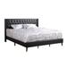 Bergen Black Queen Panel Bed