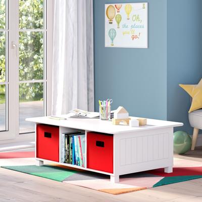 RiverRidge Kids Desk, Activity and Play Table with 6 Storage Cubbies