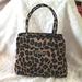 Nine West Bags | 9 West Animal Print Minipockets Zipperhandheld | Color: Cream/Pink | Size: Os